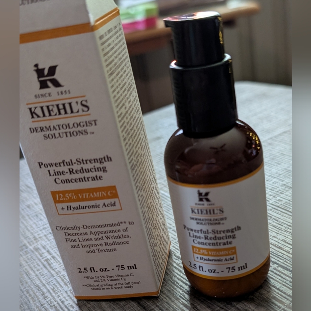 Kiehl's Powerful-Strength Line-Reducing Concentrate Serum 2.5 oz 12.5% Vitamin C